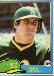 1981 Topps Baseball Cards      437     Mike Heath